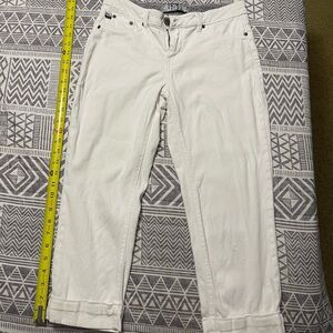 17/21 Exclusive Denim Women’s White Cropped Jeans Size 4
